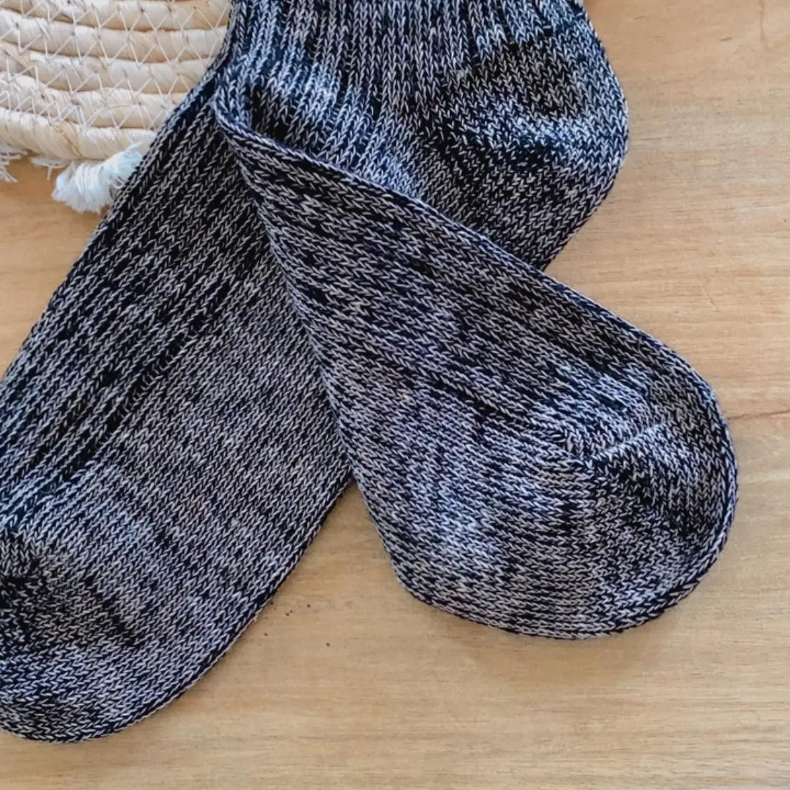 Chaussettes adultes Coton et lin bio Hirsch Natur