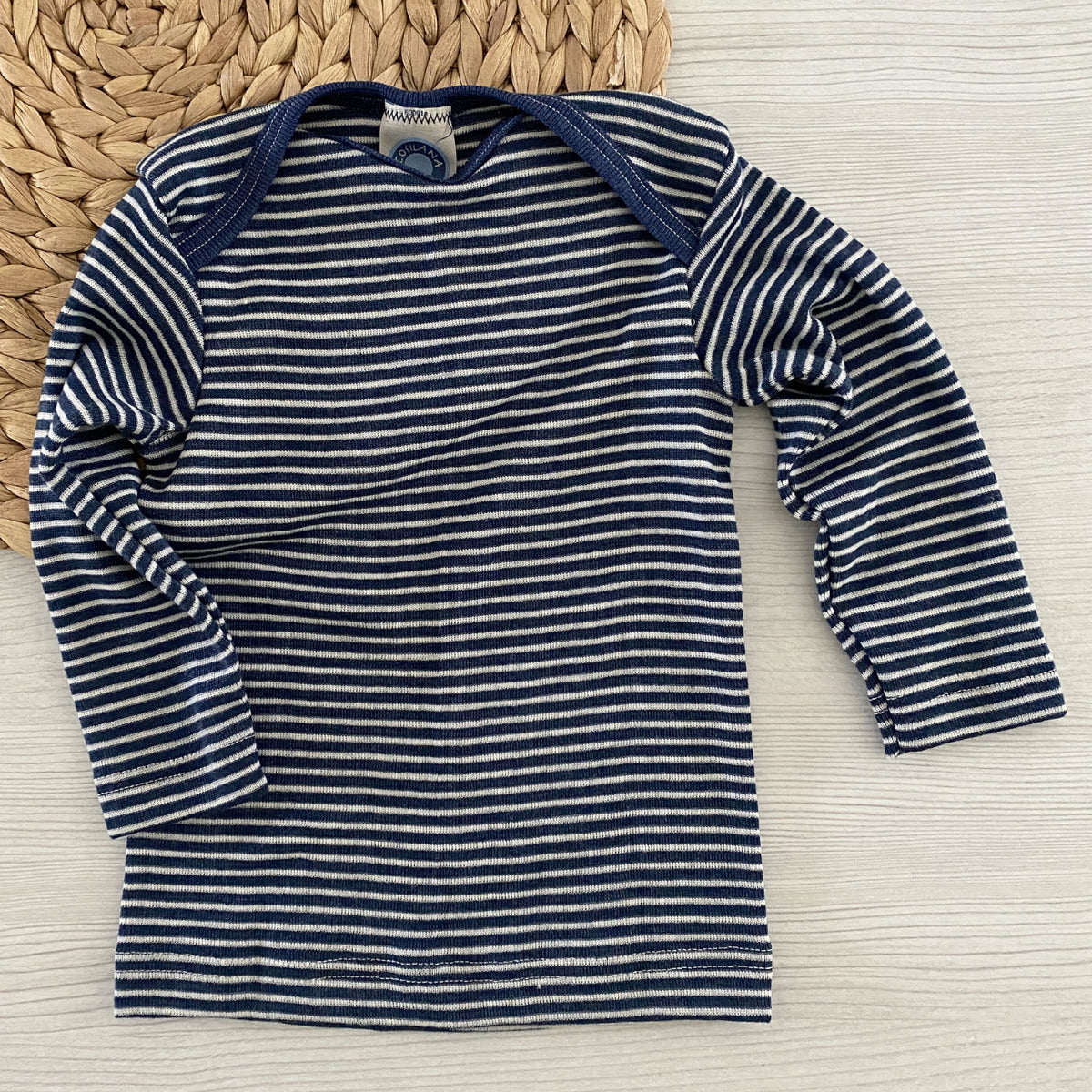 Tee-shirt manches longues Cosilana en laine mérinos & soie