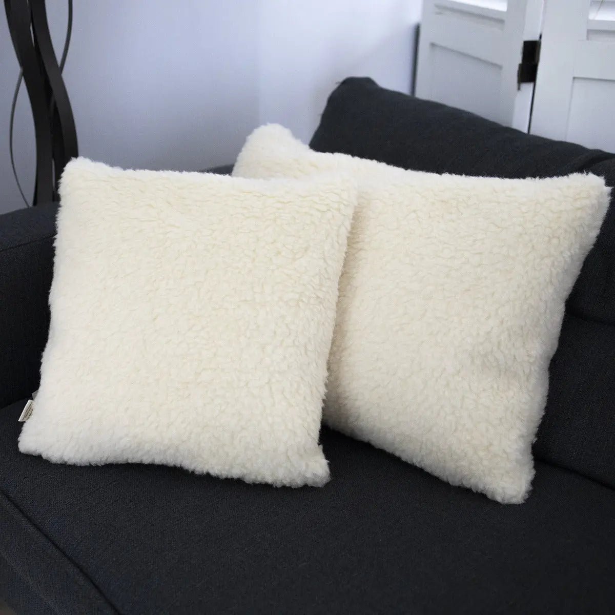 Housse en pure laine vierge Saling 40x40cm