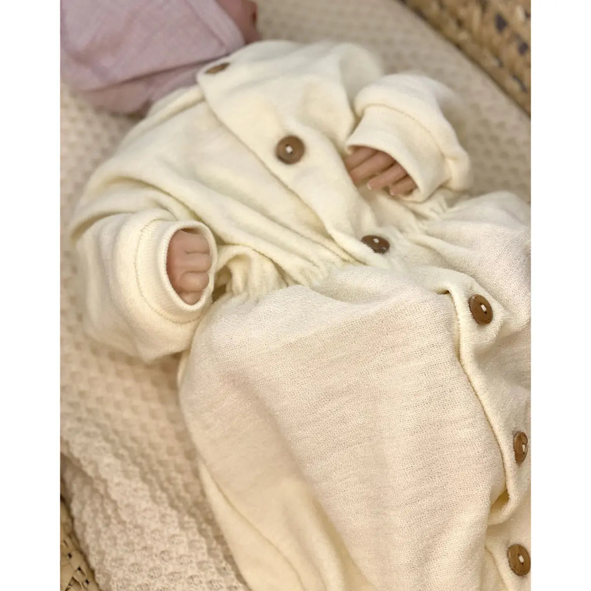 Gigoteuse en éponge de laine Cosilana Naturel - Lilinappy