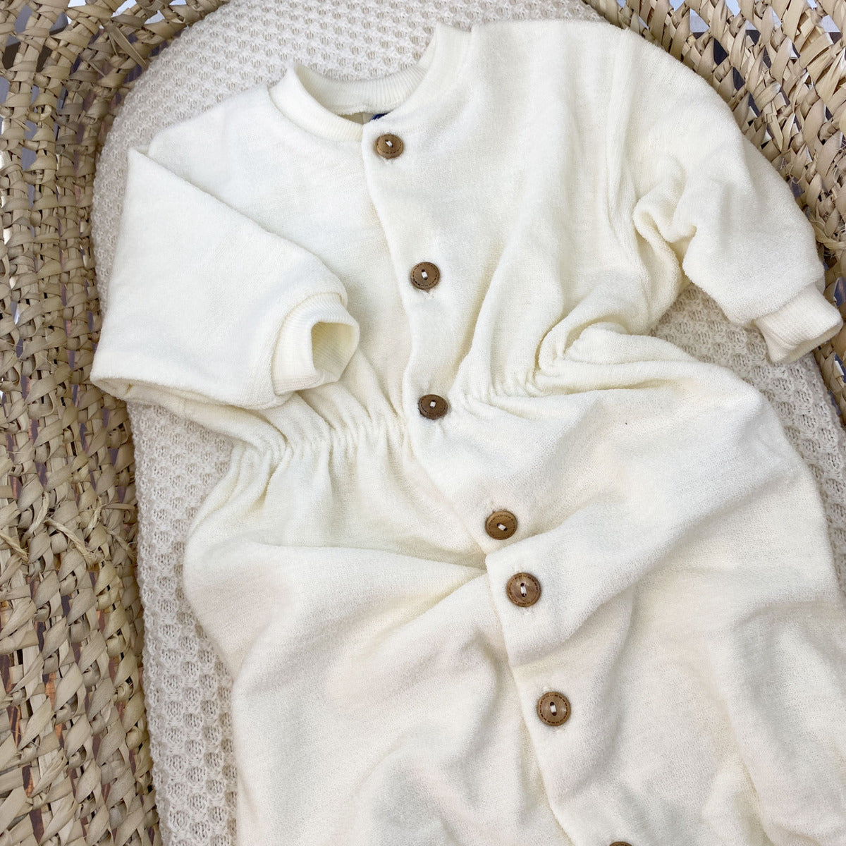 Gigoteuse en éponge de laine Cosilana Naturel - Lilinappy