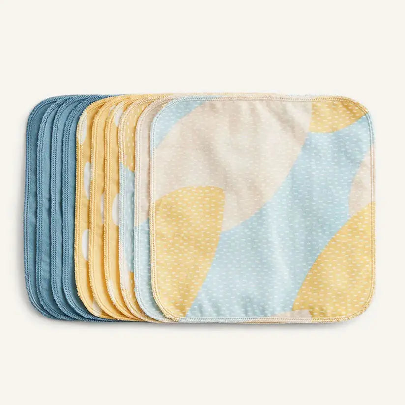 10 grandes lingettes lavables en coton bio Imse Vimse