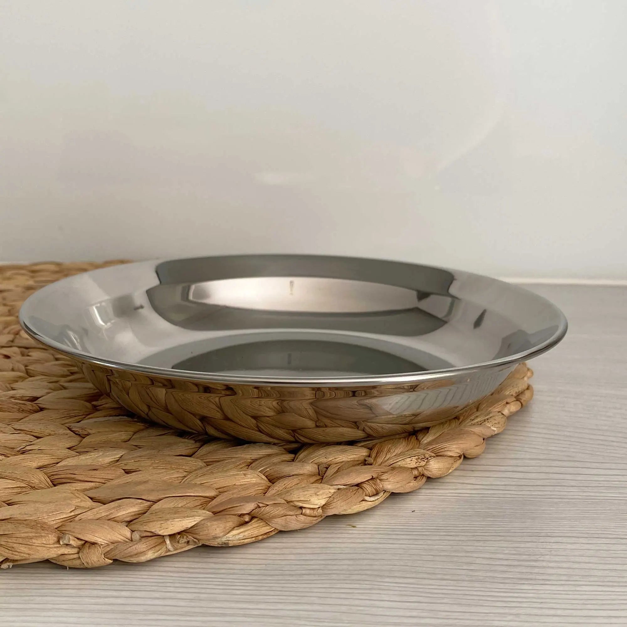 Assiette enfant inox zéro plastique Joli Monde