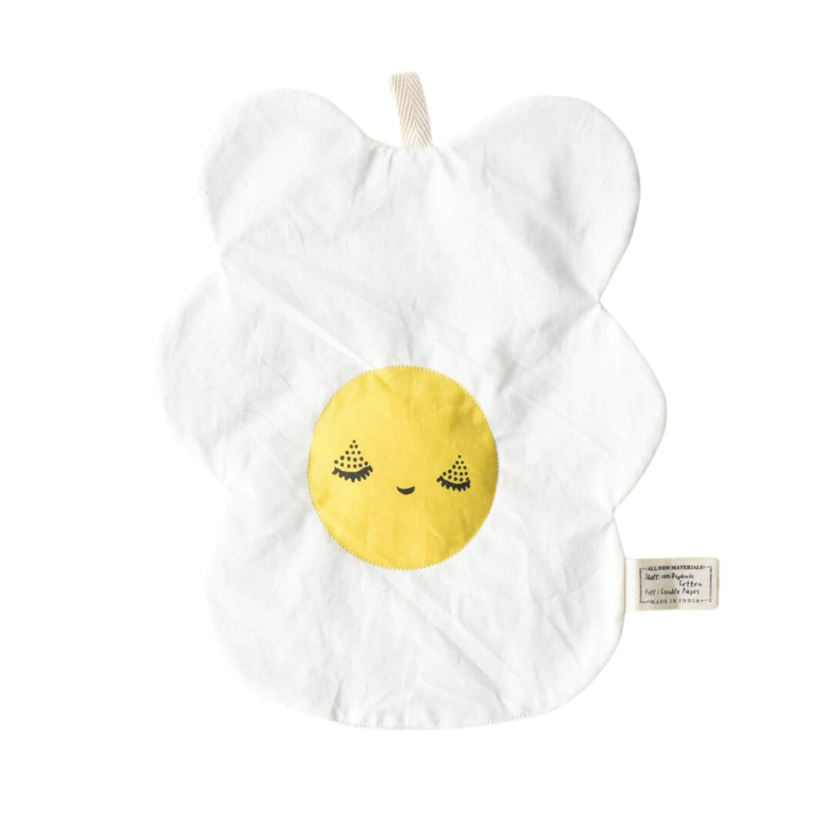 Jouet froissé en coton bio Wee Gallery - Oeuf