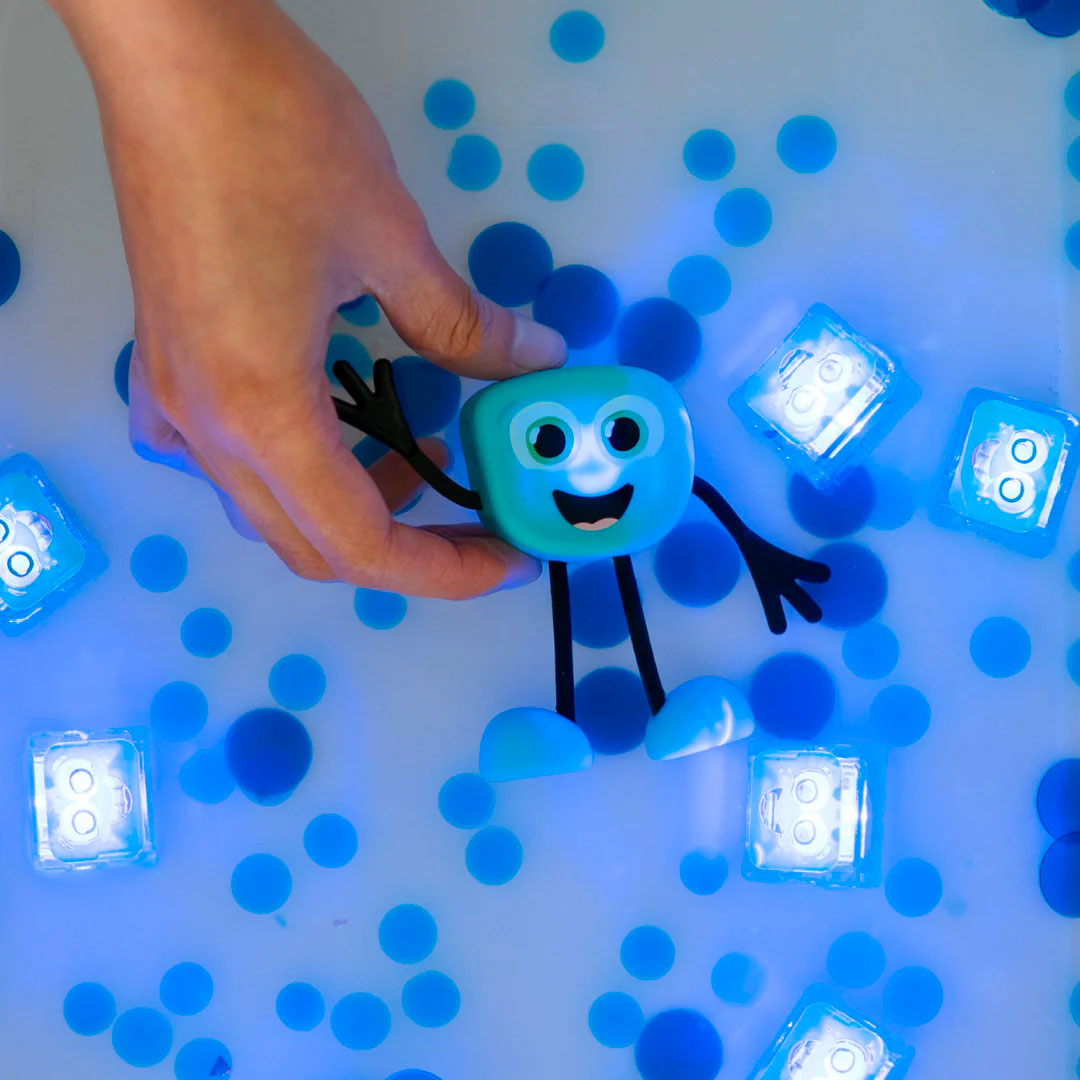 Jouets sensoriels lumineux pour le bain Glo Pals Blair