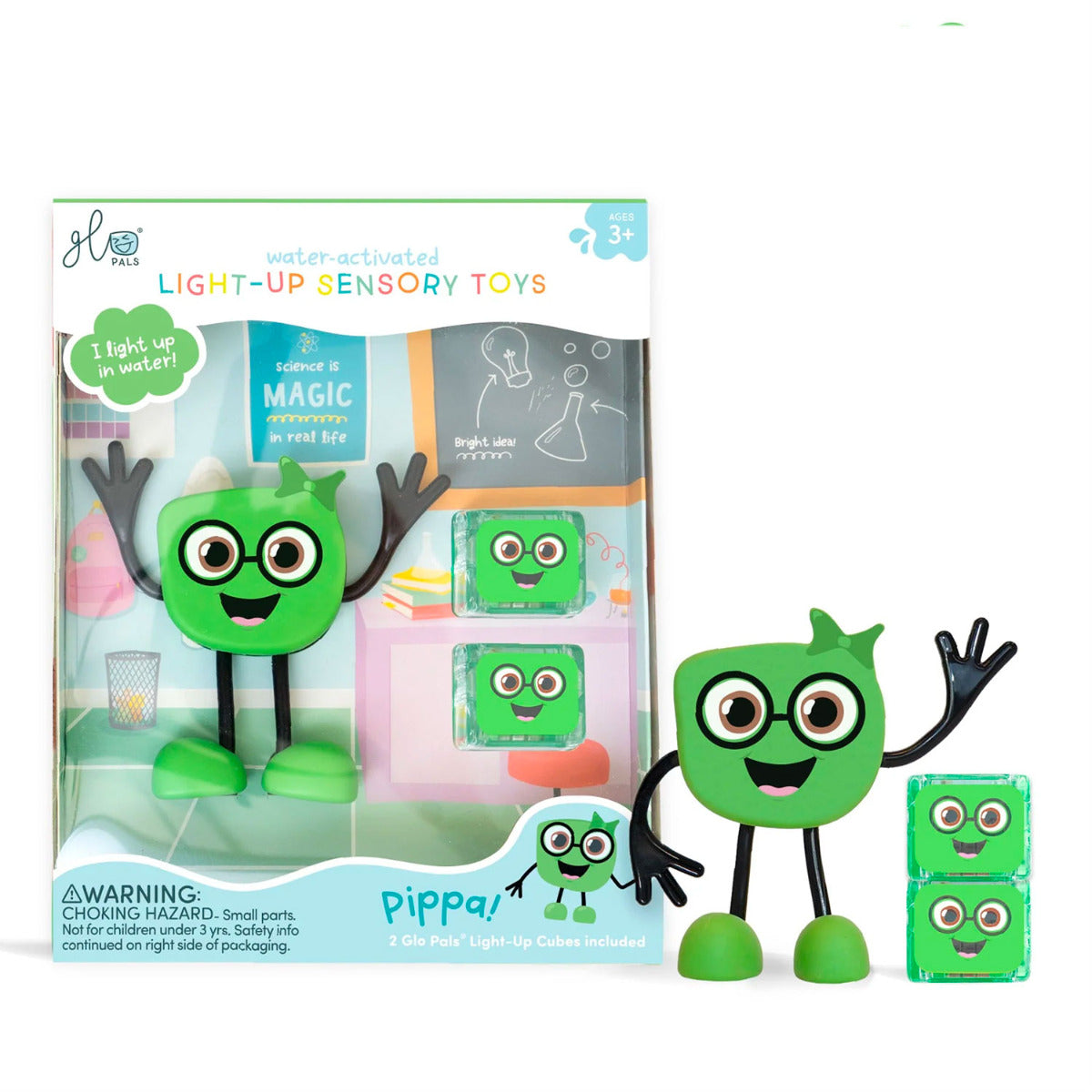 Jouets sensoriels lumineux pour le bain Glo Pals Pippa