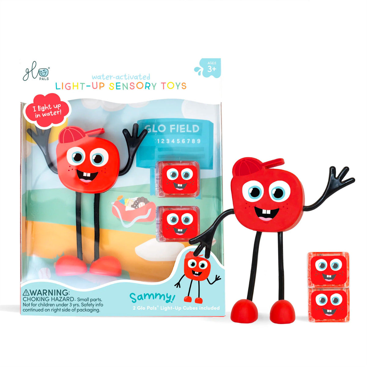 Jouets sensoriels lumineux pour le bain Glo Pals Sammy