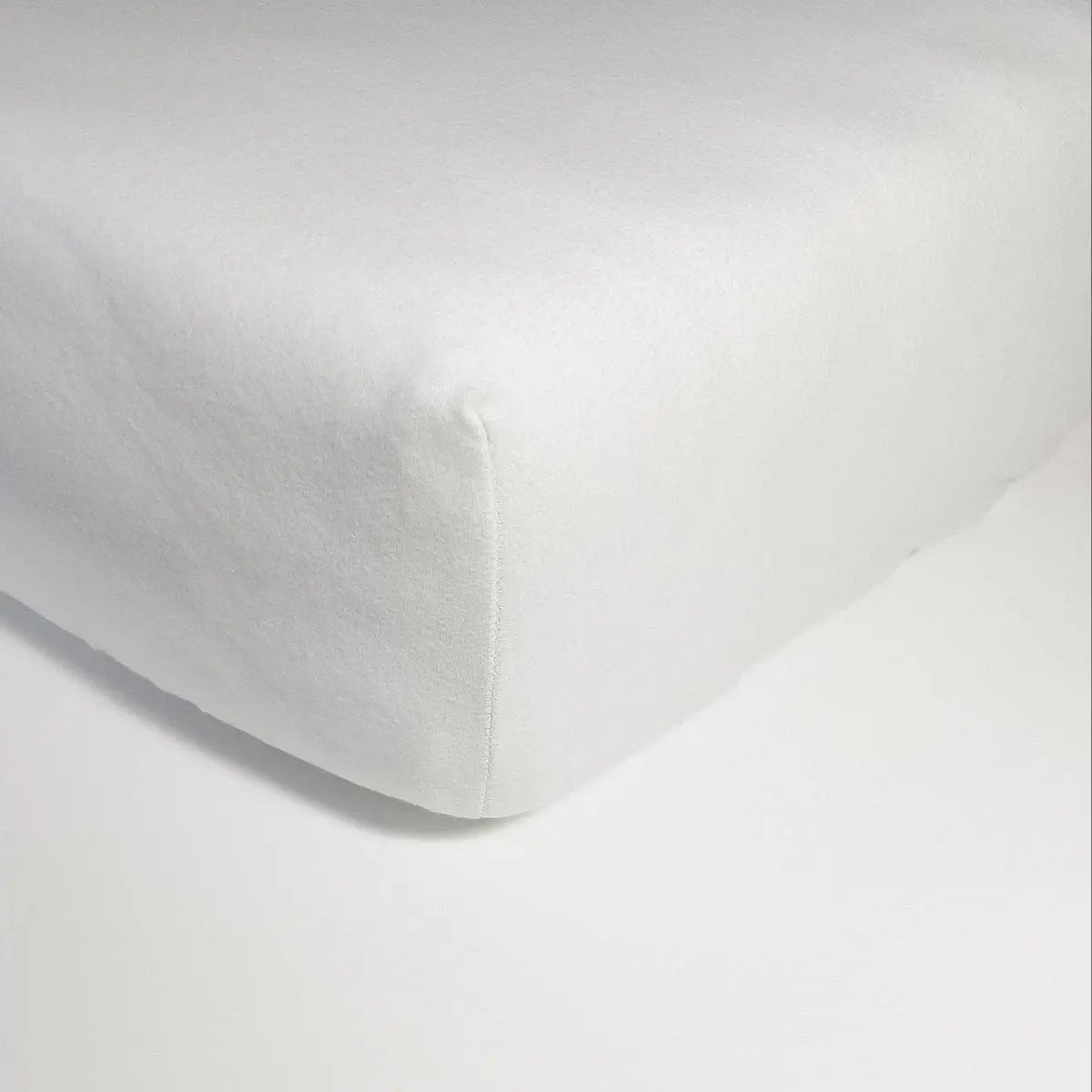 Protège-matelas en flanelle de coton bio - sans plastique Kadolis