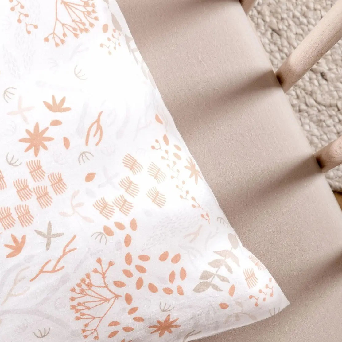 Taie d’oreiller bébé en coton bio Kadolis - Yukari Douceur