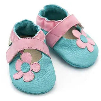 Sandales en cuir souple Liliputi Kalahari Turquoise