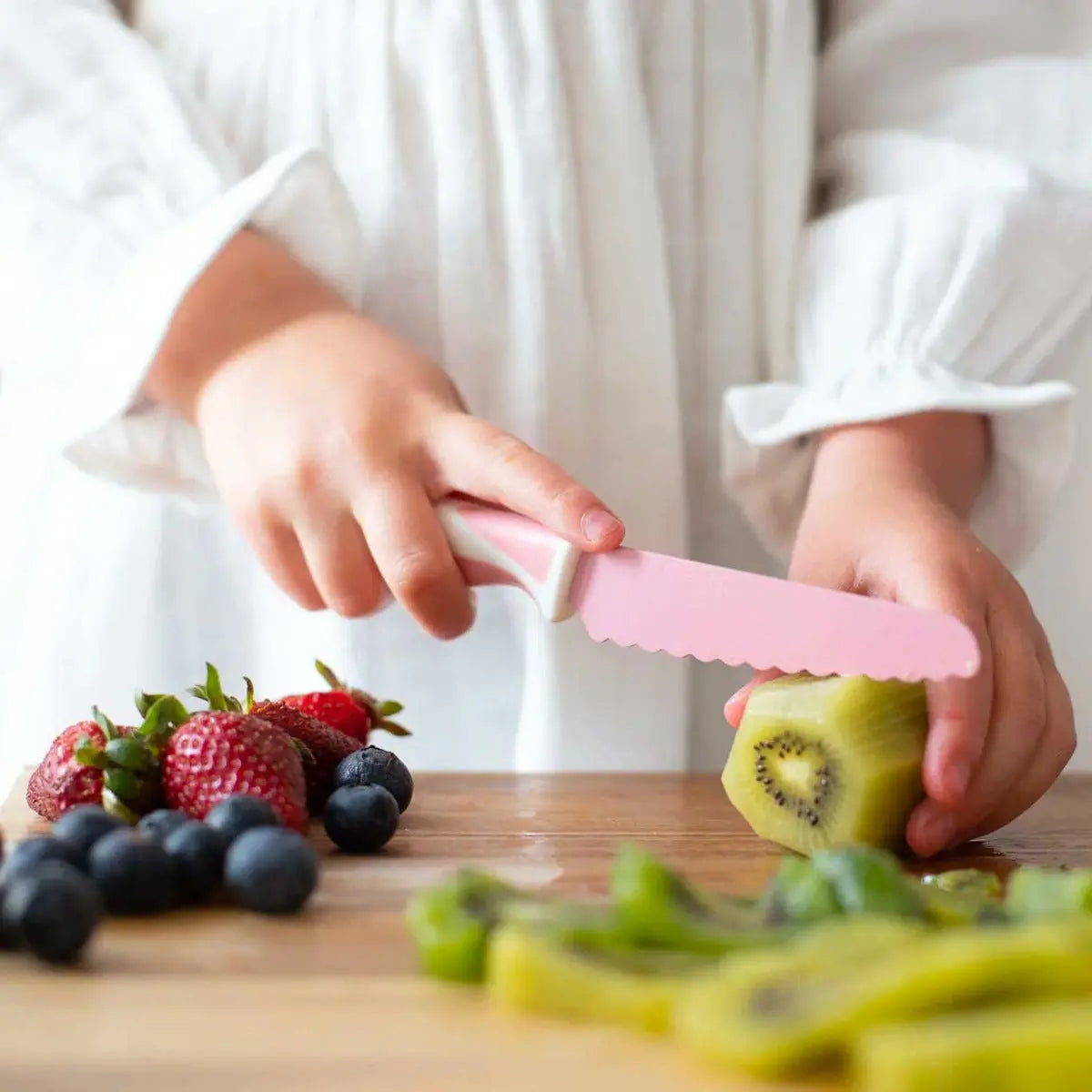 Couteau d'apprentissage Kiddikutter Cotton candy