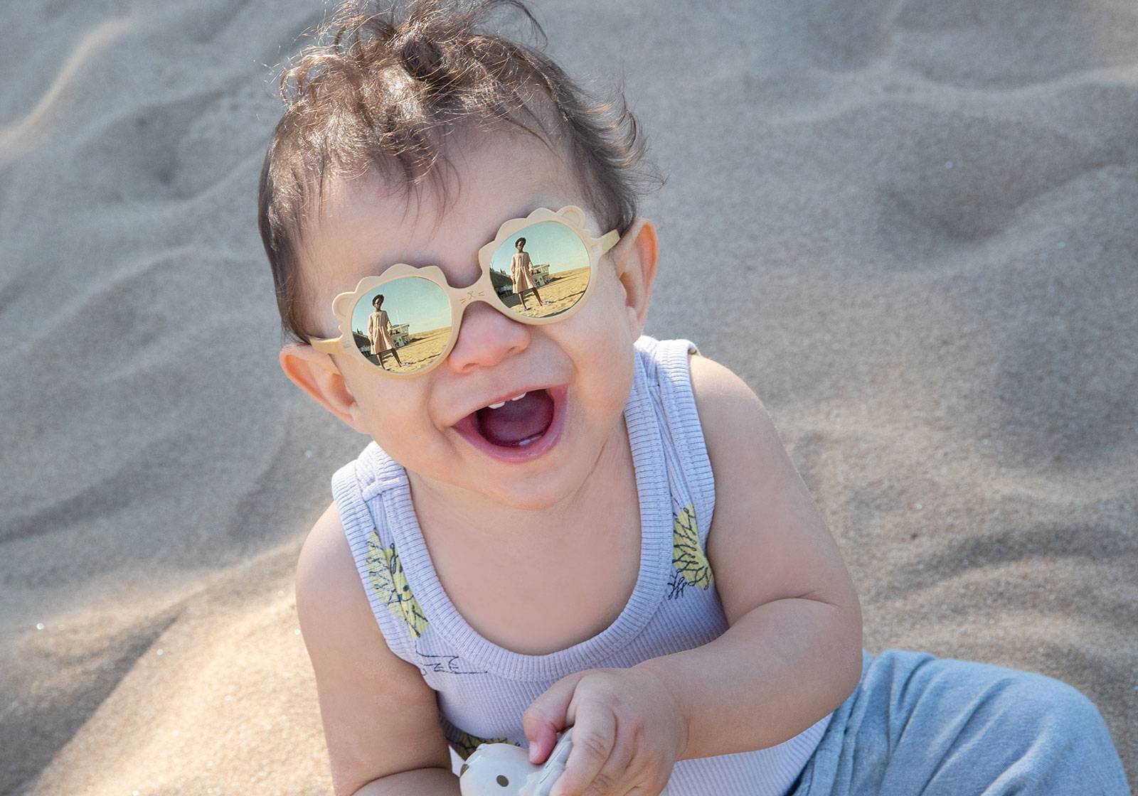 Lunettes de soleil Lion KI ET LA - Lilas - Lilinappy