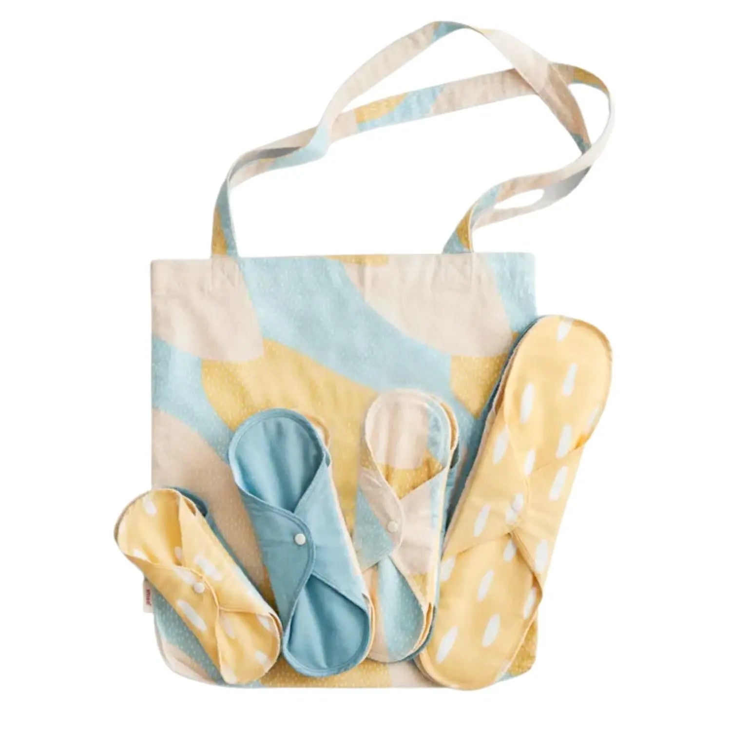 kit serviettes hygiéniques lavables Imse Vimse Blue Sprinkle