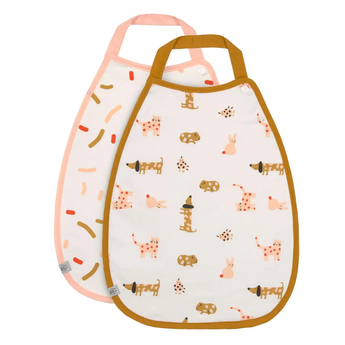 Grand bavoir XL Lassig Little Mateys orange