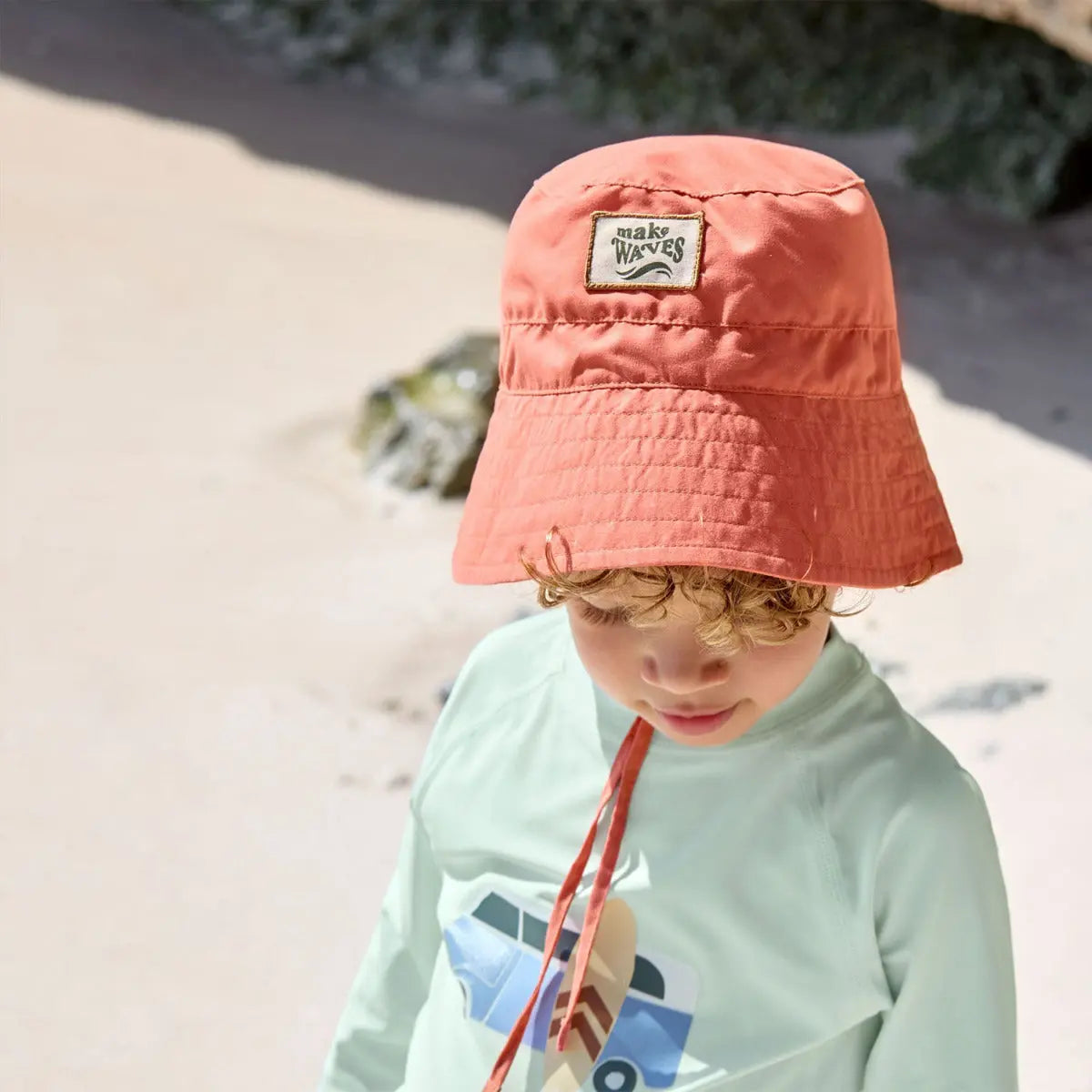 Bob anti-UV bébé corail LÄSSIG – Protection UPF 80 | Lilinapp