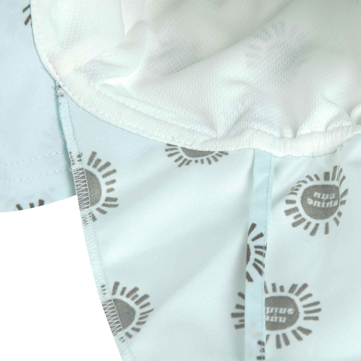 Casquette protège nuque anti-UV Lässig - Soleil vert écume - Lilinappy