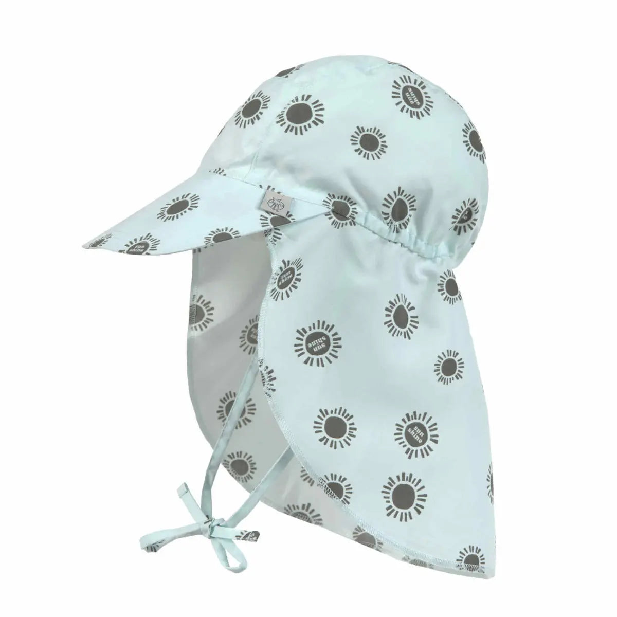 Casquette protège nuque anti-UV Lässig - Soleil vert écume