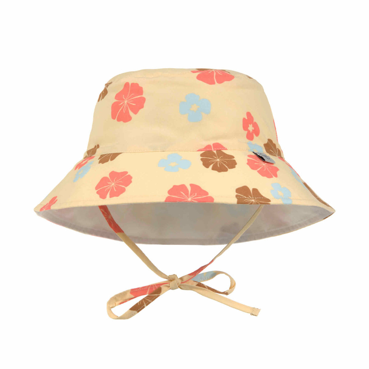 Chapeau anti-UV réversible Lässig - Fleurs vanille