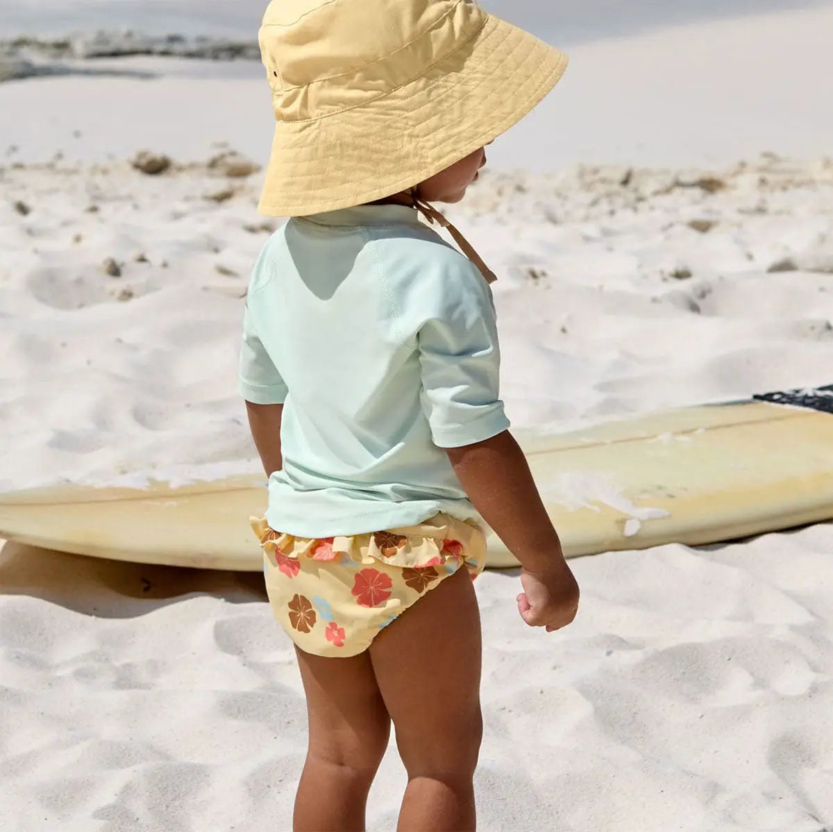 Couche de bain Lässig - fleurs vanille