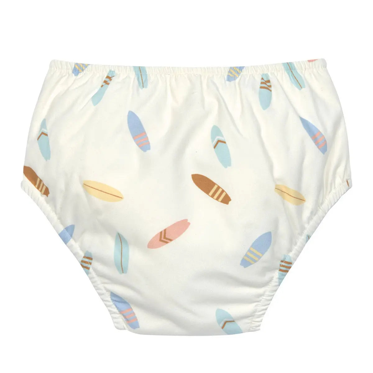 Découvrez le maillot de bain couche réutilisable Lässig, modèle Planches de surf. Confortable, écologique et idéal pour les baignades de votre bébé.