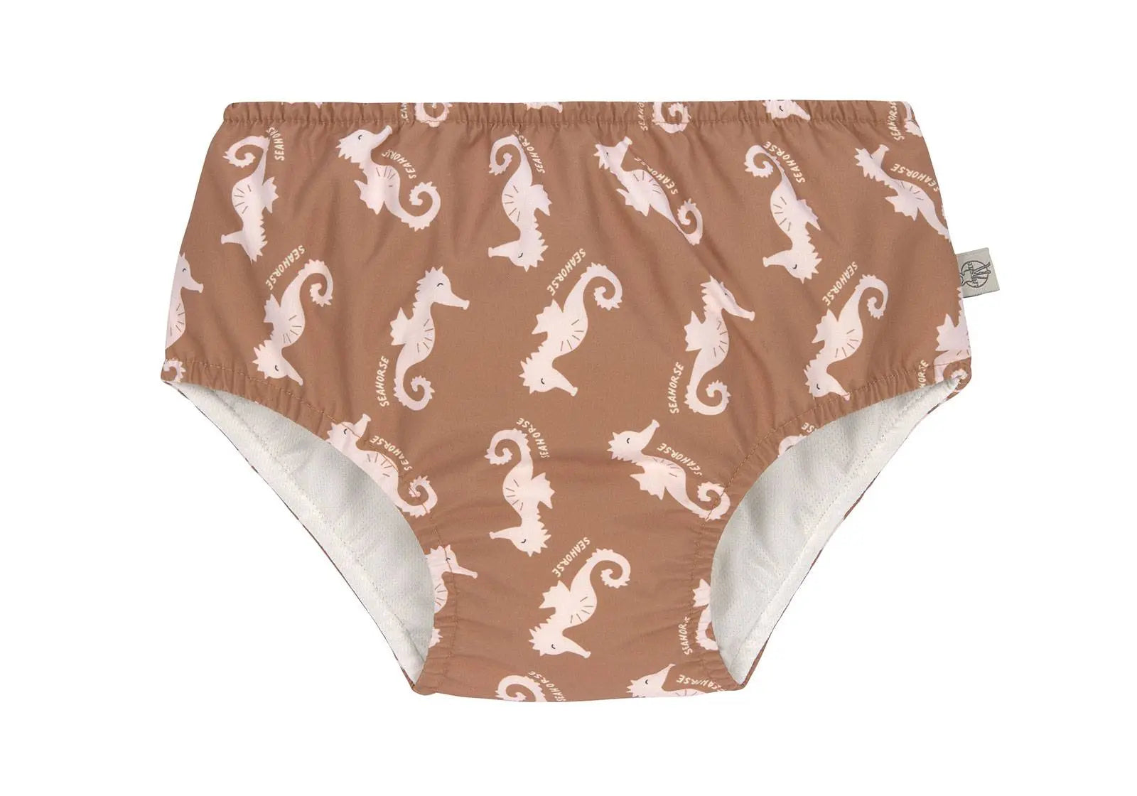 Couche de bain Lässig - Hippocampe caramel - Lilinappy
