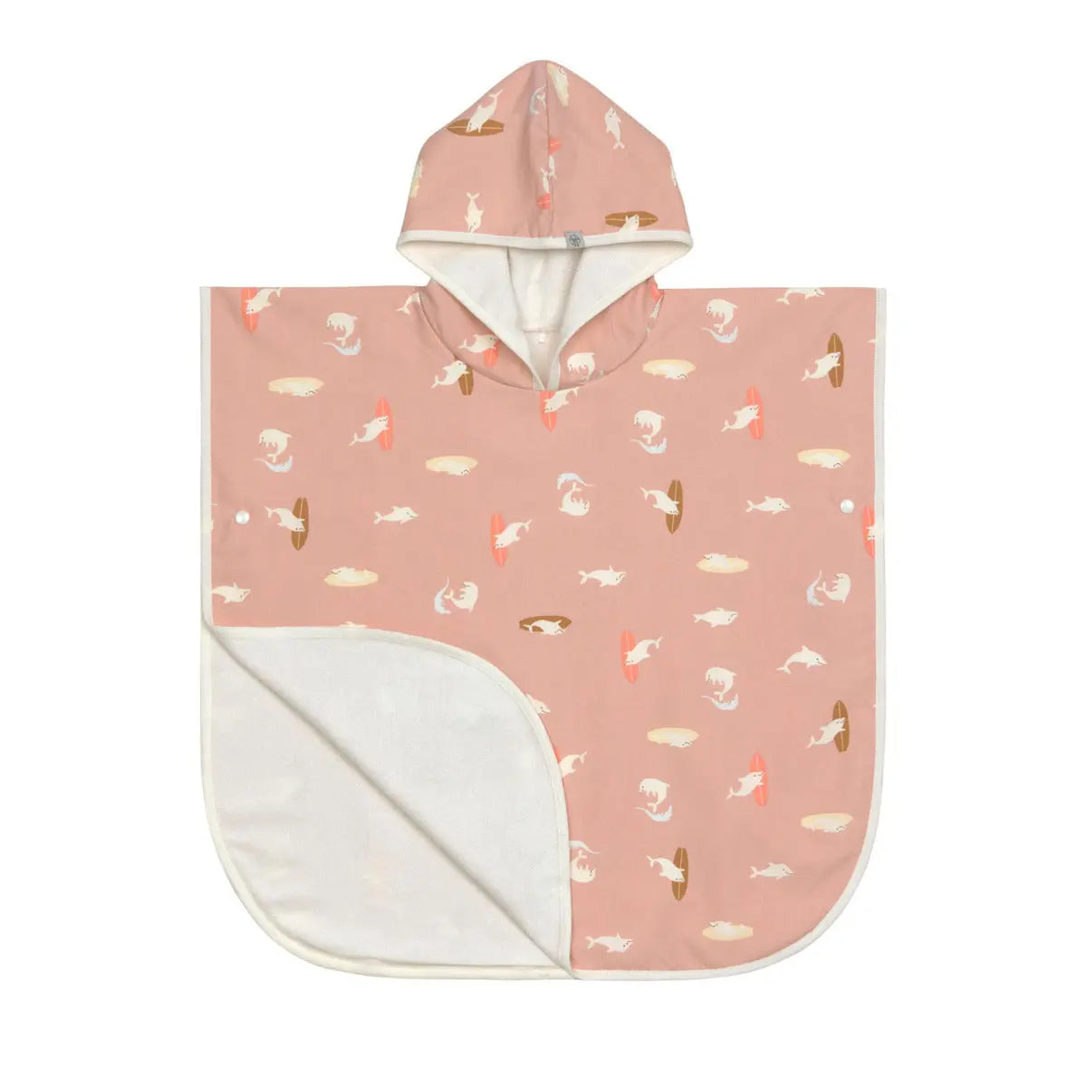 Poncho de plage anti-UV Lässig - Dauphin pêche