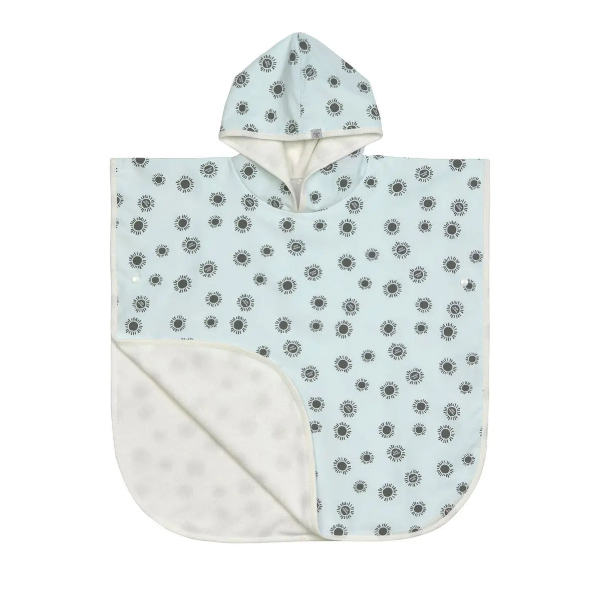 Poncho de plage anti-UV Lässig - Soleil vert écume
