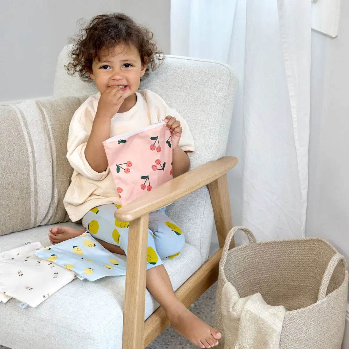 Lot de 2 sacs de stockage pour couches lavables Lassïg - Lilinappy