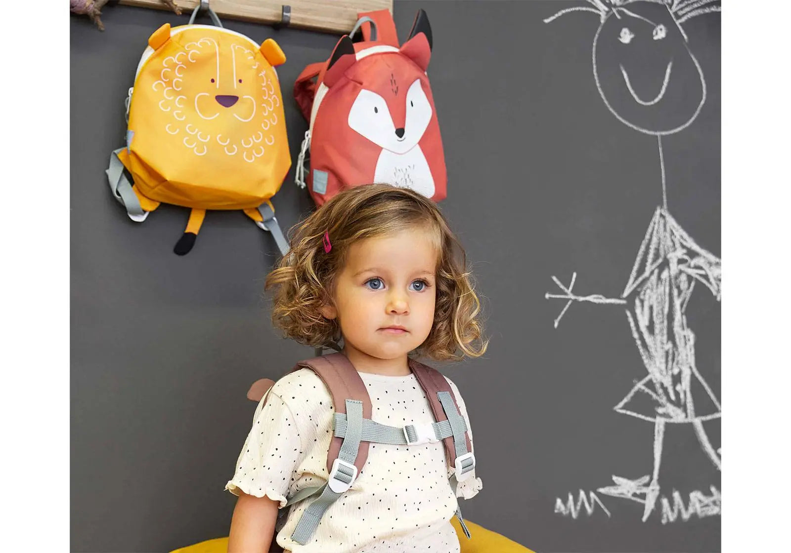 Sac à dos pour la maternelle Lassig - Lion Lässig