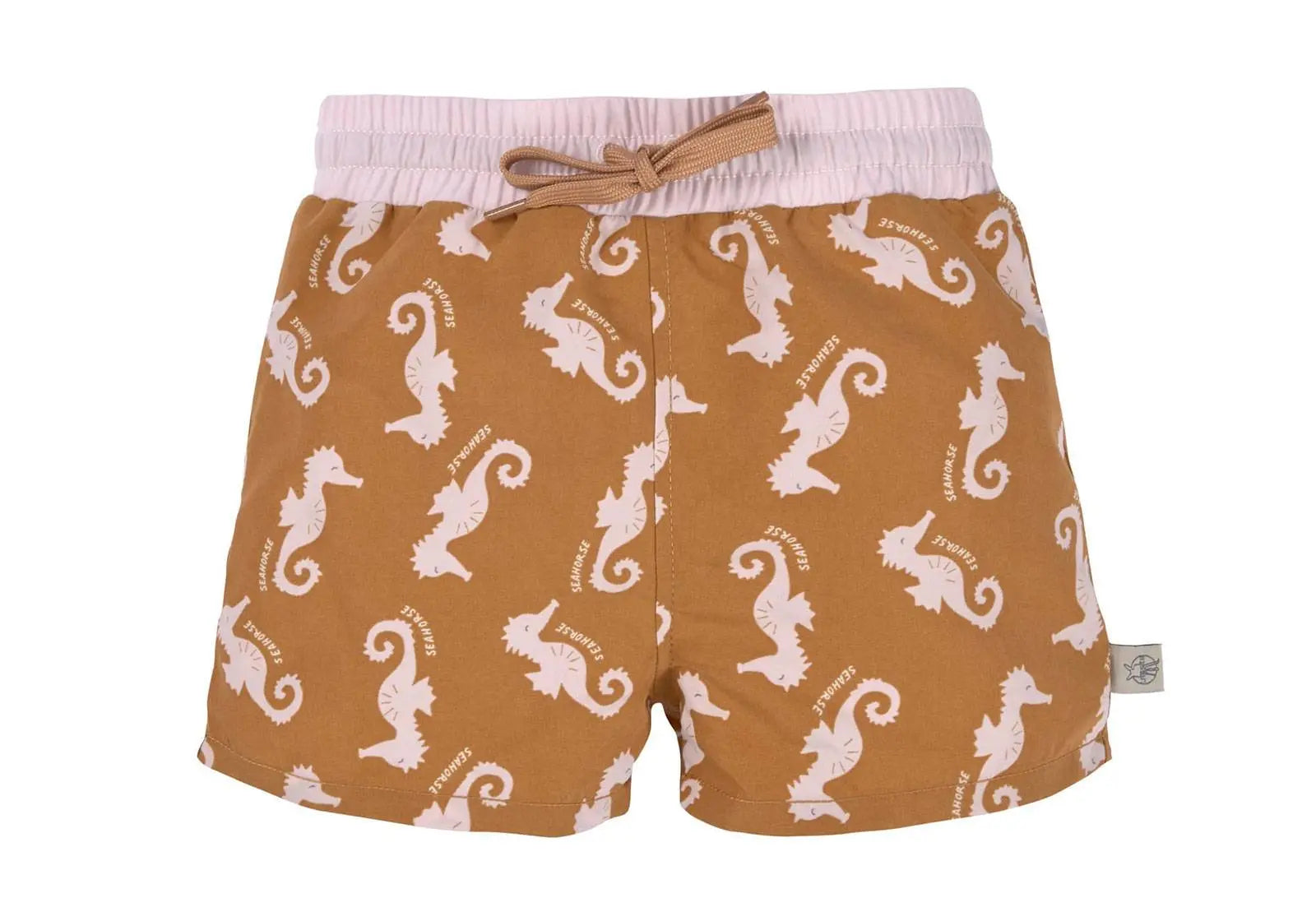 Short de bain Lassig Hippocampe caramel