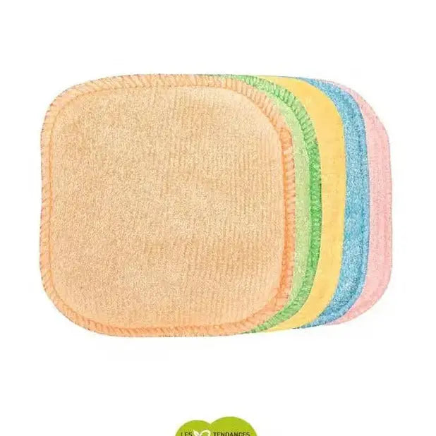 Lot de 5 carrés bébés lavables - Les tendances d'Emma - Lilinappy