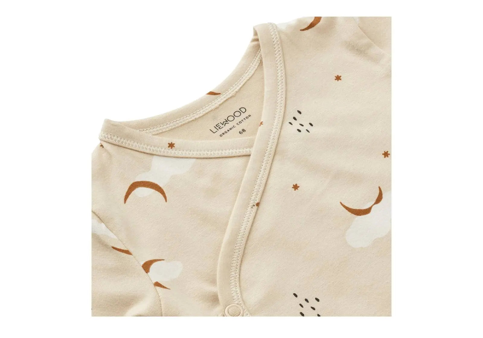 Lot de 2 bodies à ML en coton bio Hali Liewood - Stargazer / foggy mix Liewood