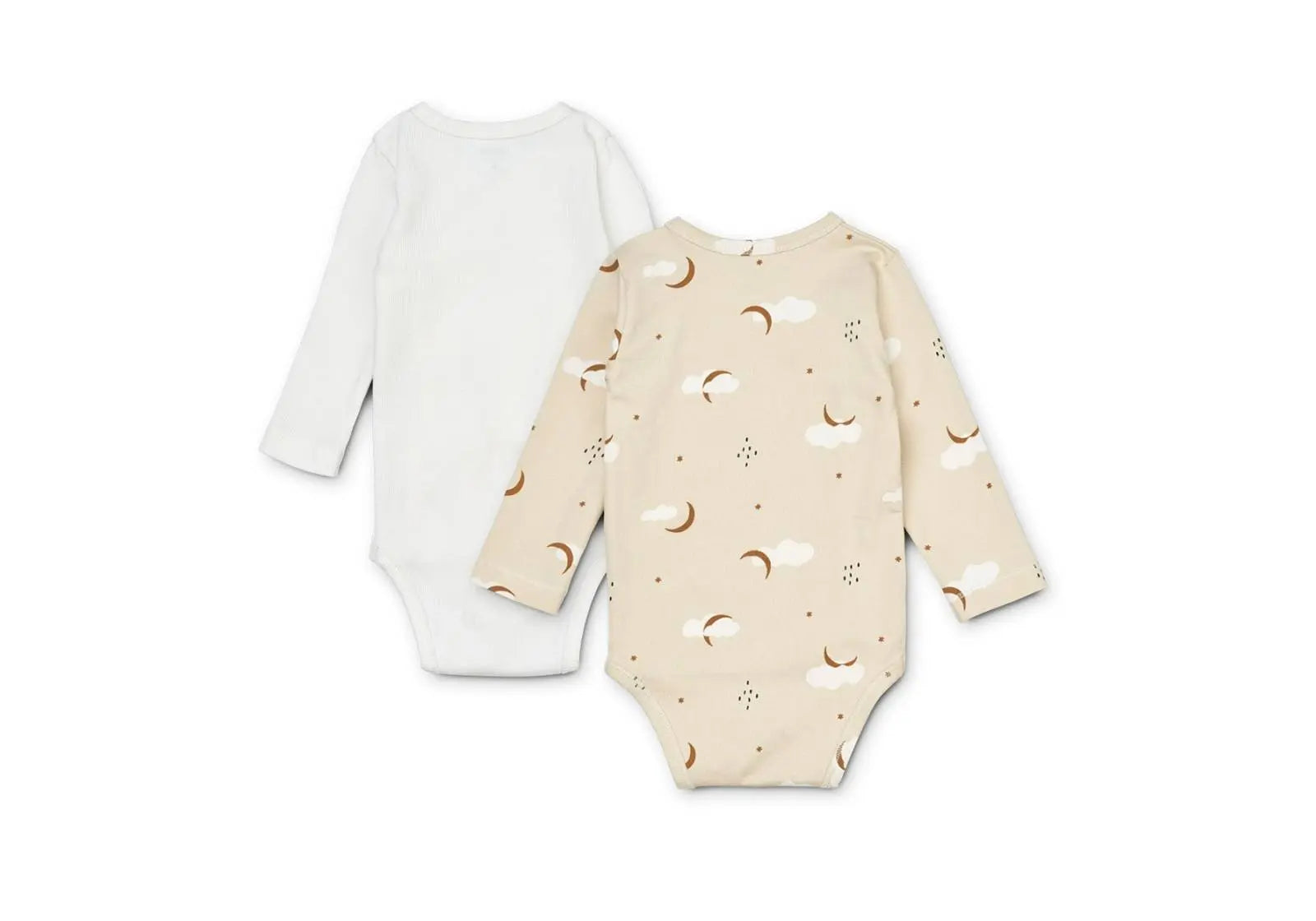 Lot de 2 bodies à ML en coton bio Hali Liewood - Stargazer / foggy mix Liewood