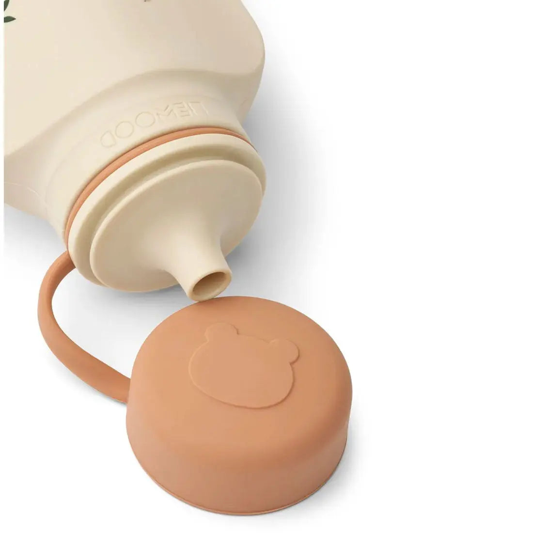 2 gourdes à compote en silicone Lizzie Liewood - Pêche - Lilinappy