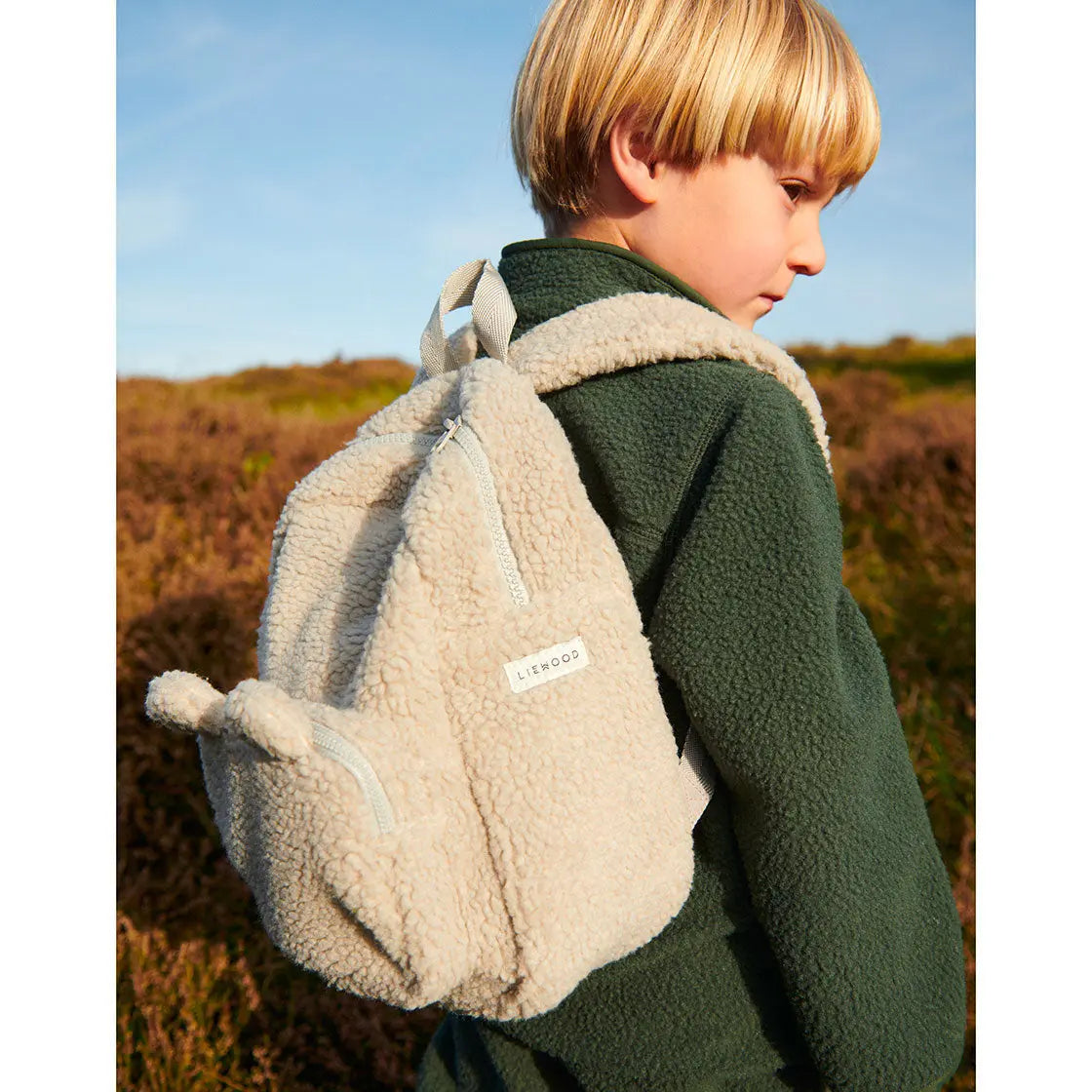 Sac à dos maternelle Allan Liewood - Leo oat / Black panther - Lilinappy