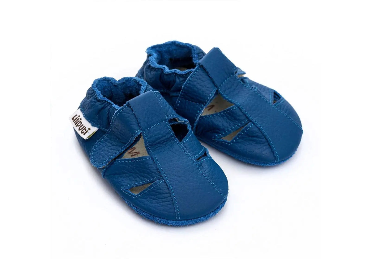 Sandales en cuir souple Liliputi - Cobalt Liliputi