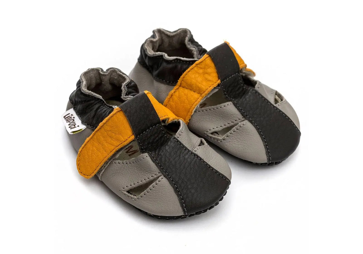 Sandales en cuir souple Liliputi Sahara Pink