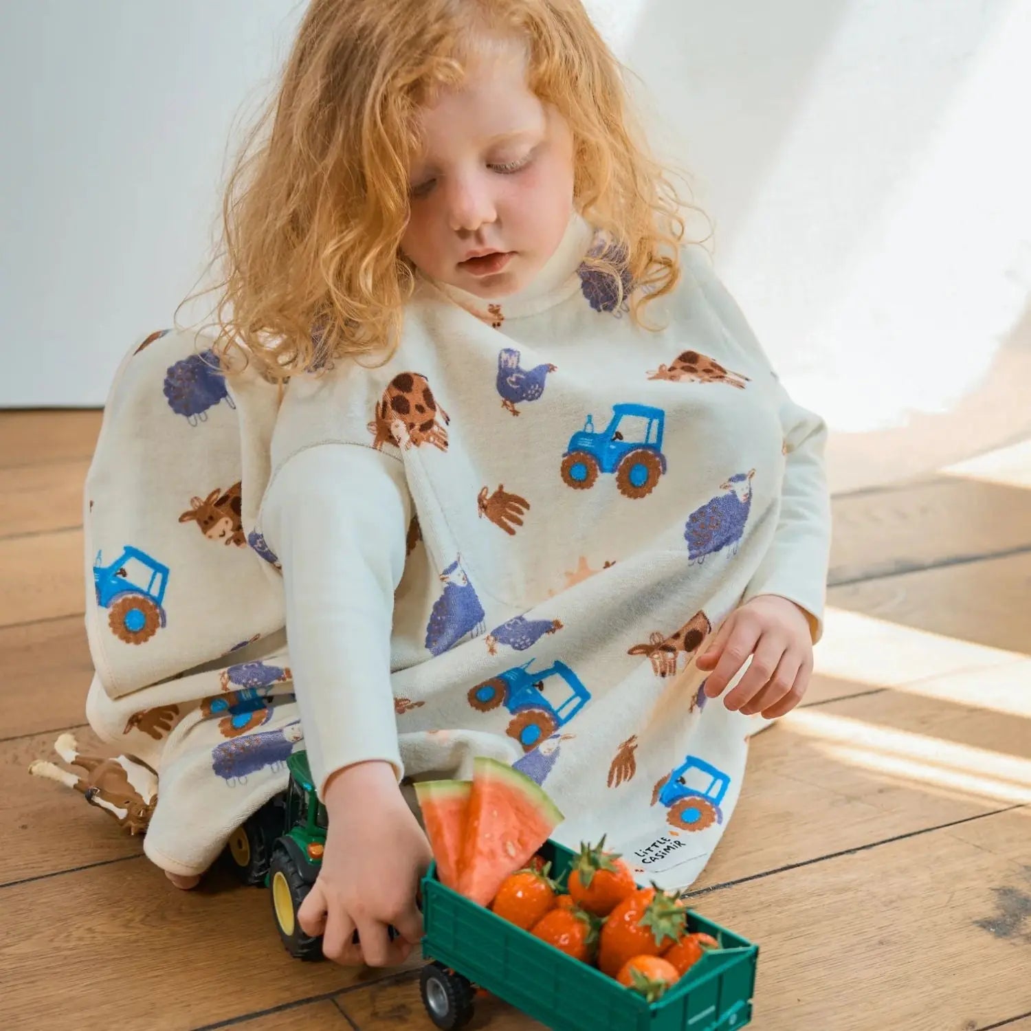 Tablier intégral évolutif Boo Little Casimir - Farm Friends