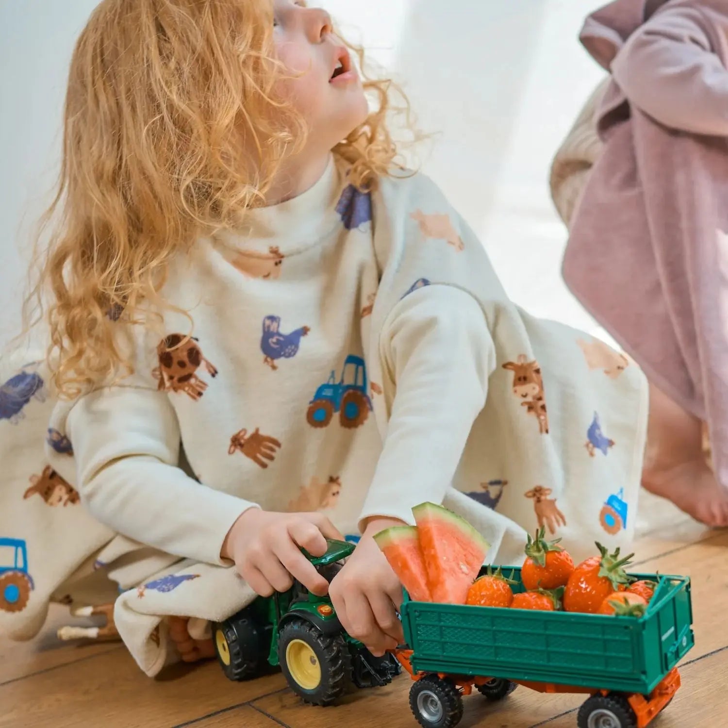 Tablier intégral évolutif Boo Little Casimir - Farm Friends