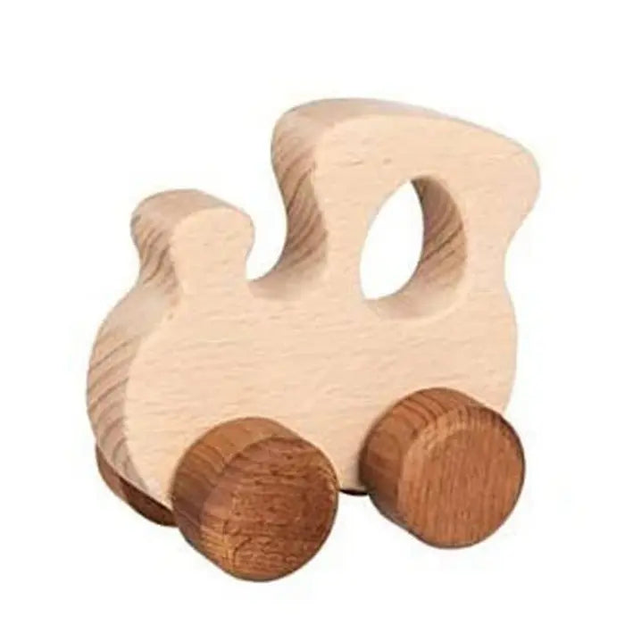Locomotive en bois naturel Goki - Clair - Lilinappy