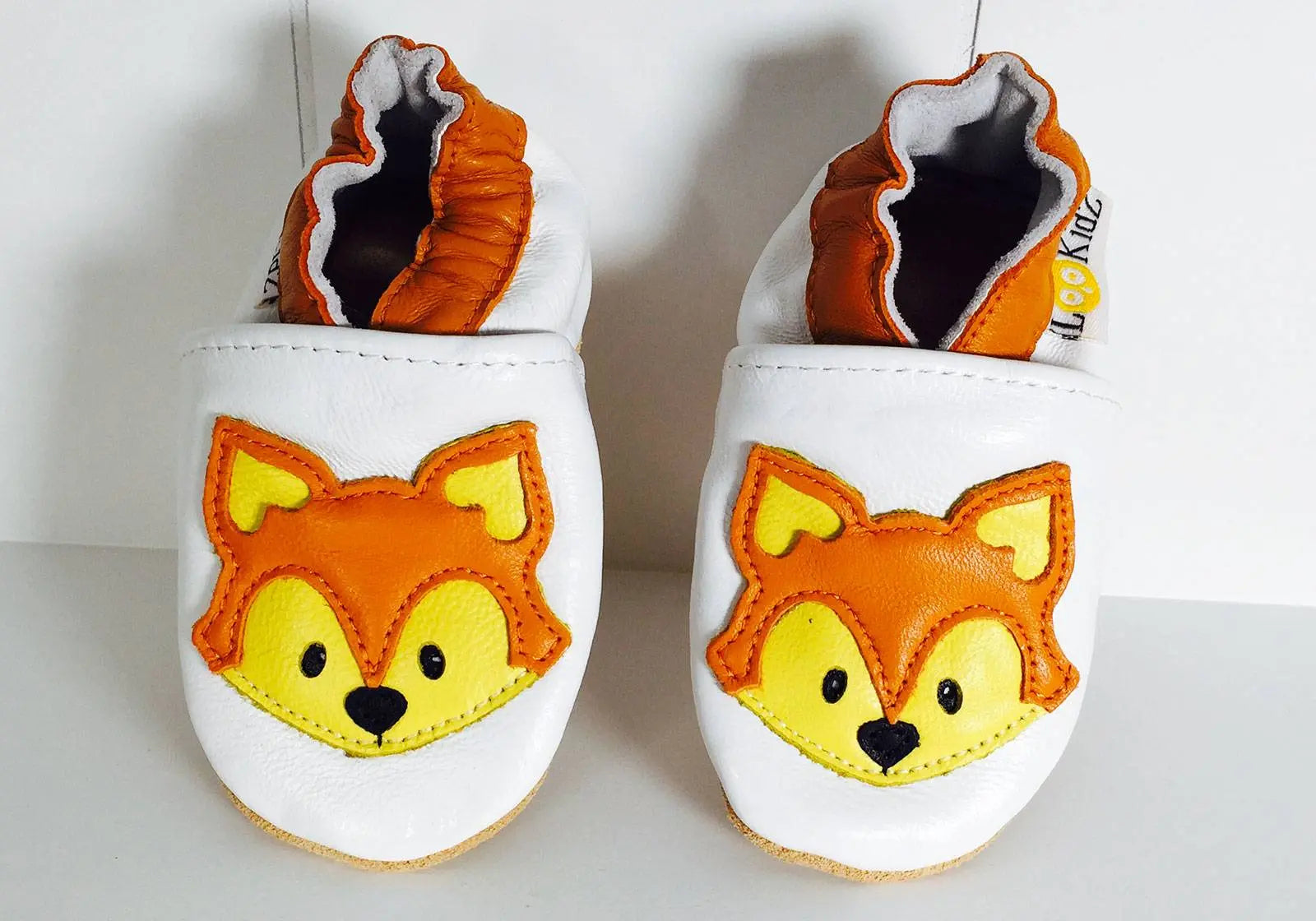 Chaussons en cuir Lookidz Renard