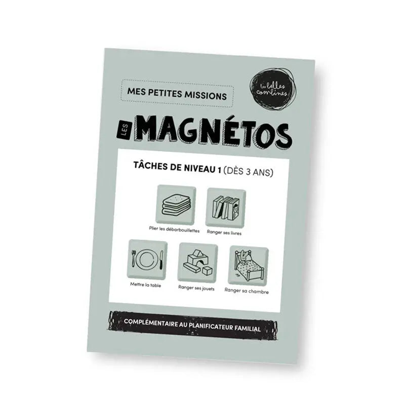 Magnétos Mes Petites Missions Tâches de niveau 1 Les Belles Combines - Lilinappy