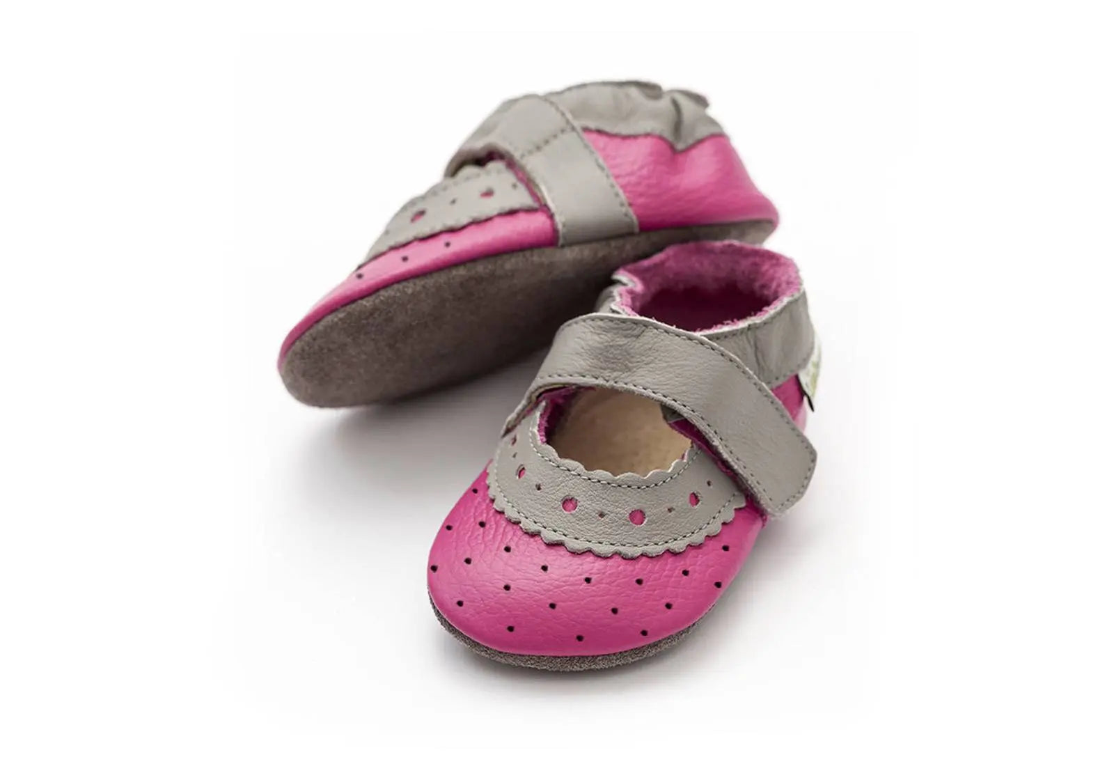 Sandales en cuir souple Liliputi - Magnolia - Lilinappy