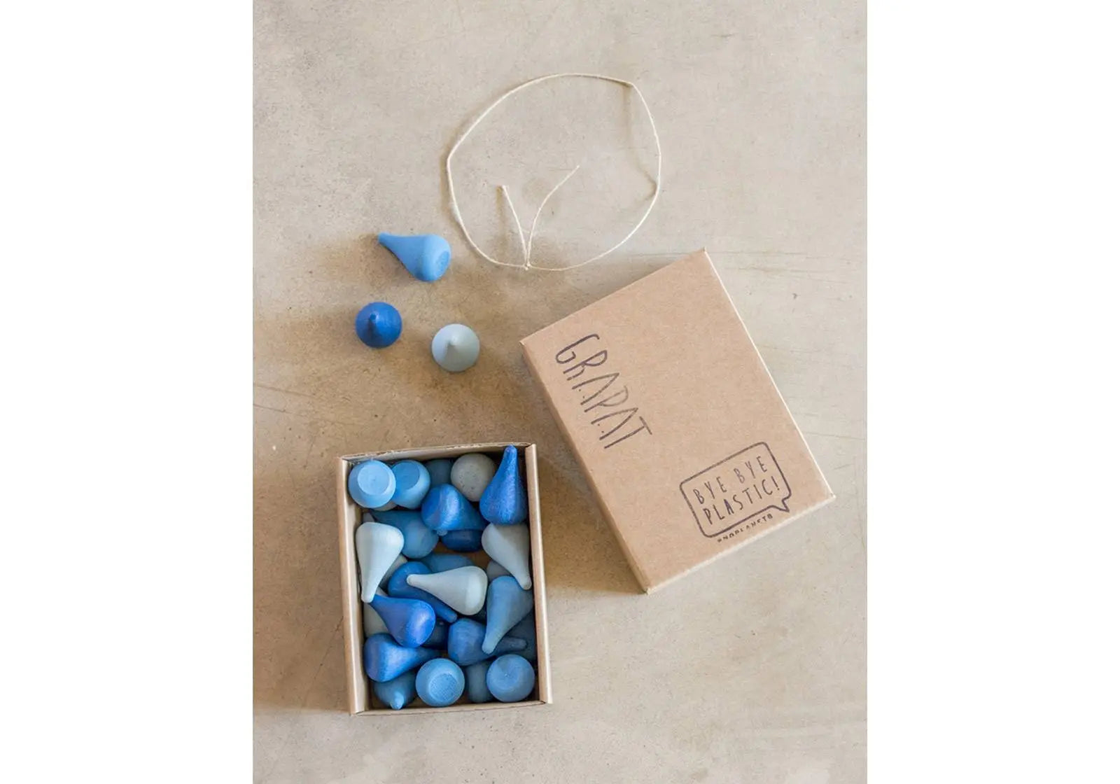 Mandala gouttes de pluie en bois Grapat