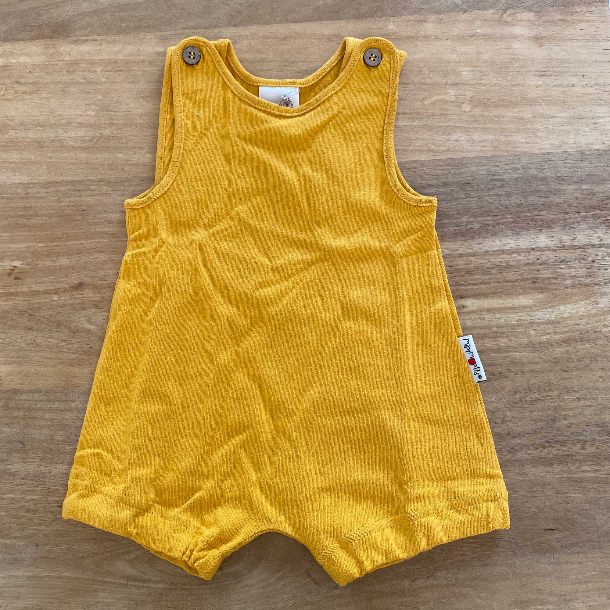 Barboteuse bébé évolutive en chanvre & coton bio Manymonths - Golden calendula