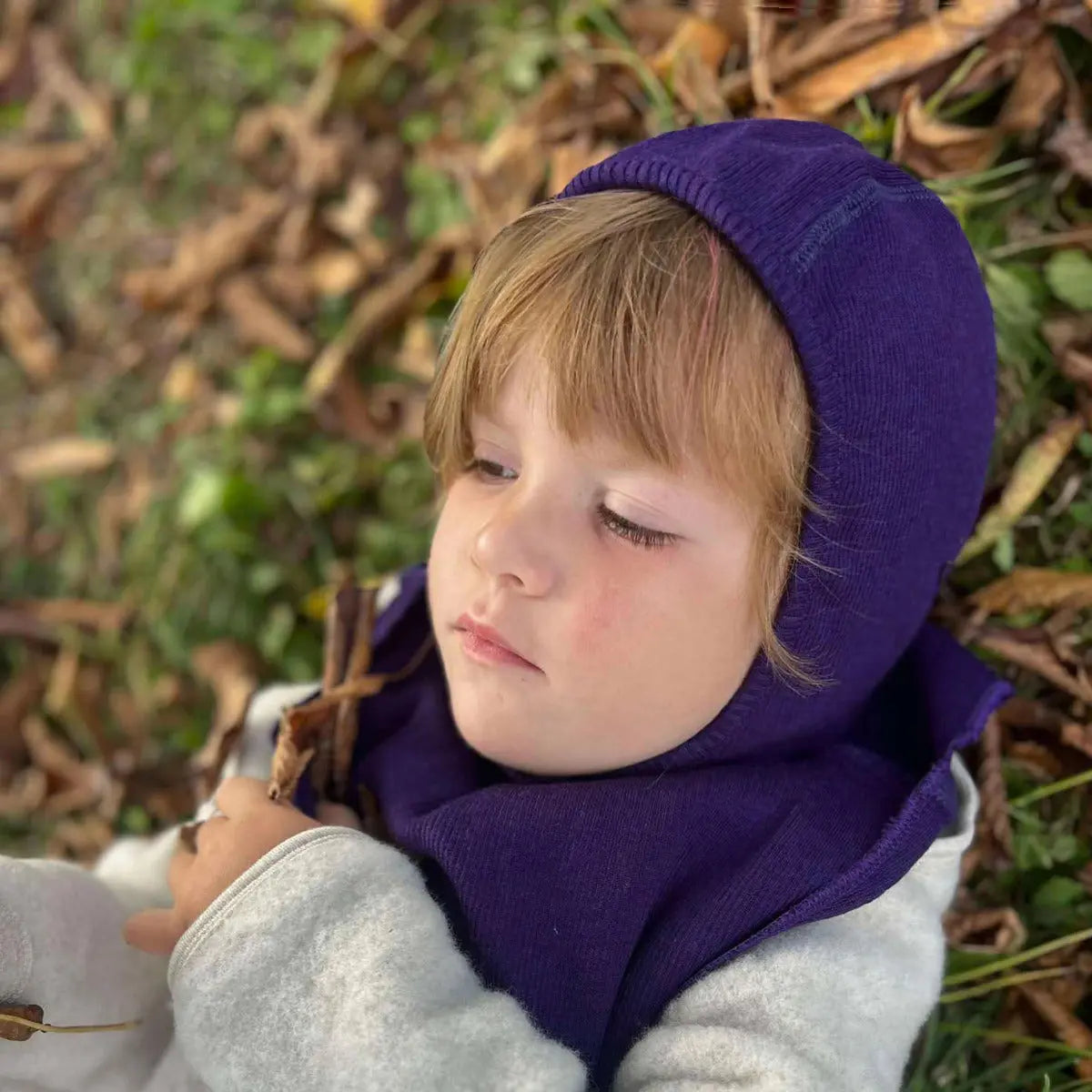 Cagoule en laine mérinos Manymonths - Lilinappy