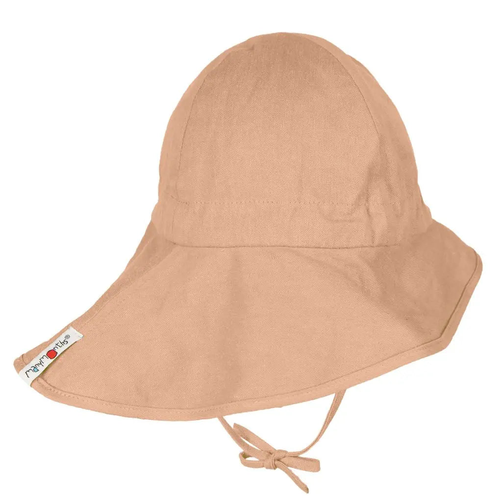 Chapeau de soleil ajustable Summer Manymonths - Abricot - Lilinappy