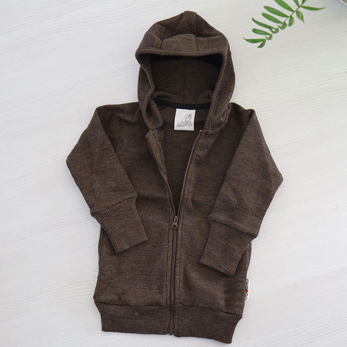 Gilet zippé en laine mérinos Manymonths - Lilinappy