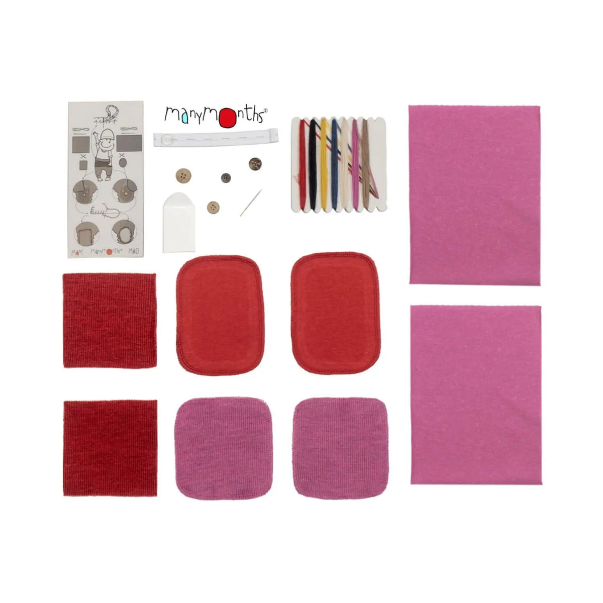 Kit de réparation pour vêtements en laine mérinos Manymonths