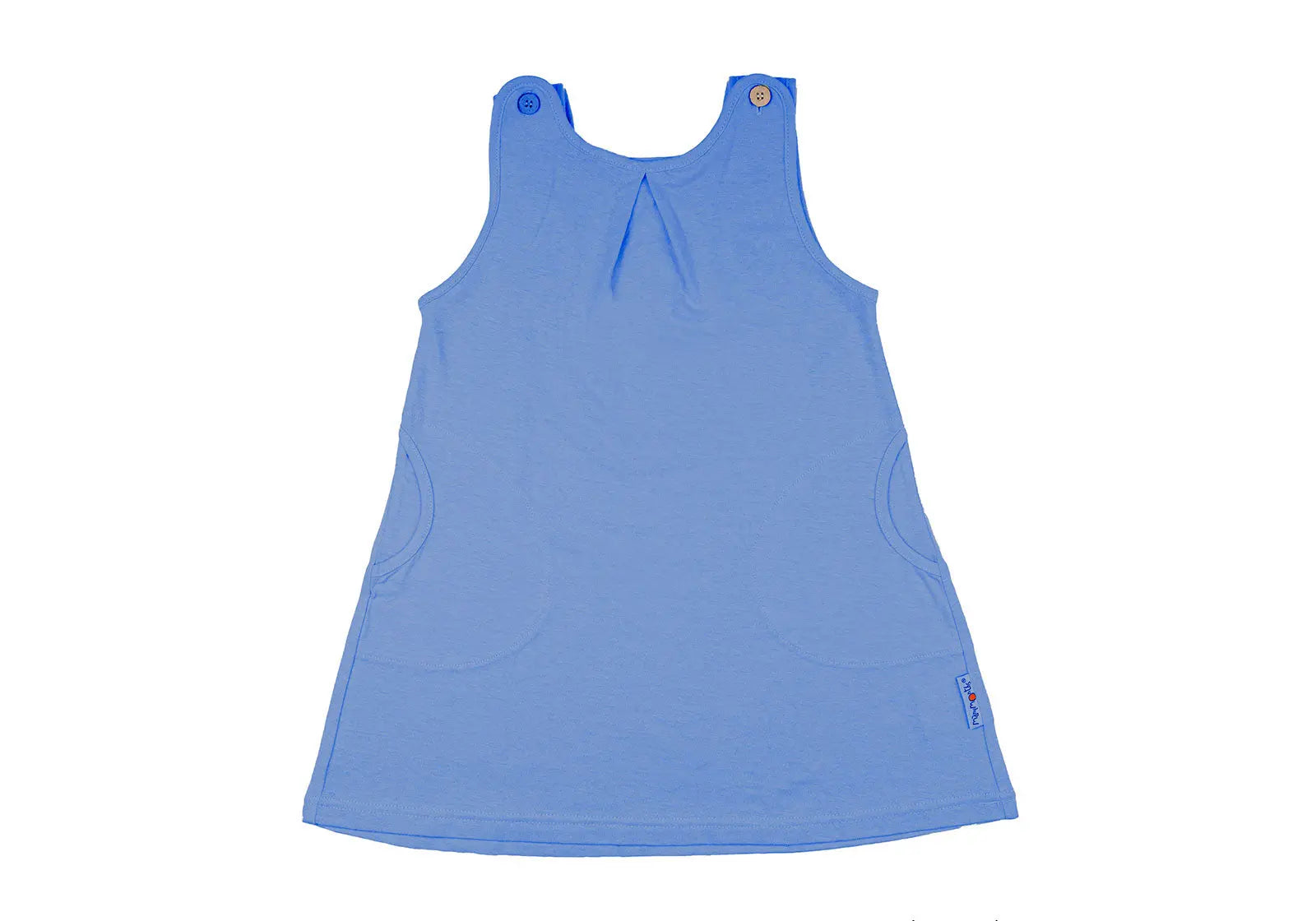 Robe tunique en chanvre et coton bio Manymonths - Della Robbia blue Manymonths